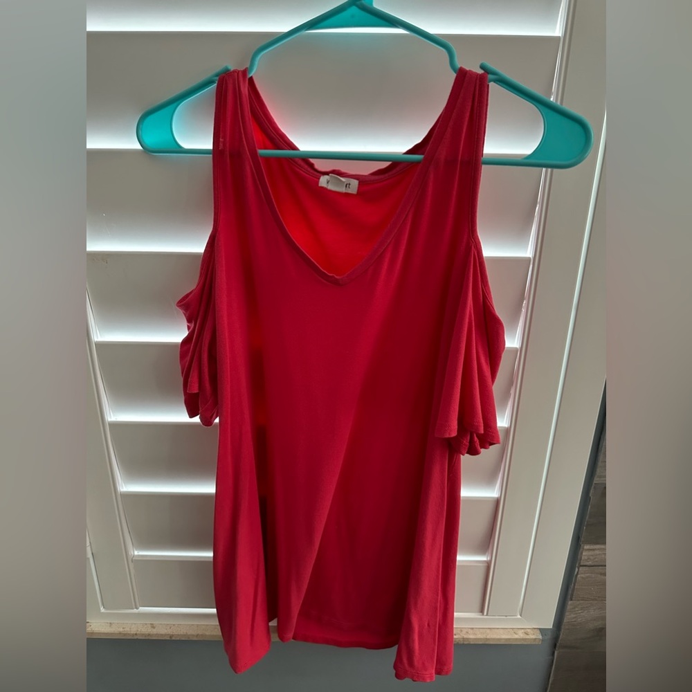 Reddish pink shirt